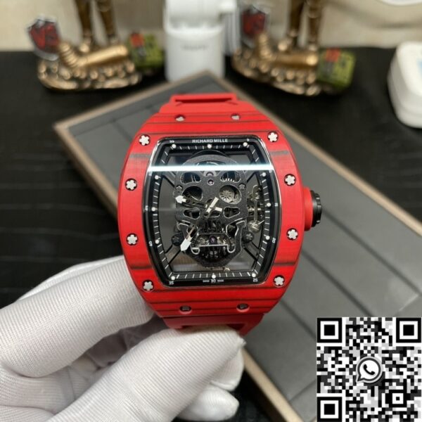 Richard Mille RM052 Red Carbon Fiber Case Watch YS Factory