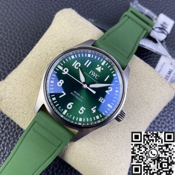 IWC Pilot Fake Watches IW328205 Green Dial M+ Factory