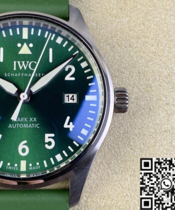 IWC Pilot Fake Watches IW328205 Green Dial M+ Factory
