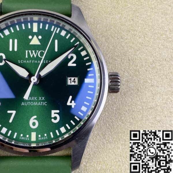 IWC Pilot Fake Watches IW328205 Green Dial M+ Factory