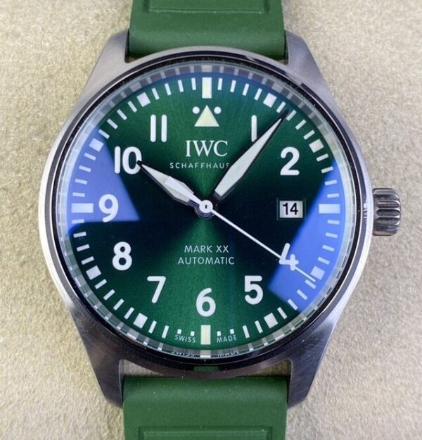 IWC Pilot Fake Watches IW328205 Green Dial M+ Factory
