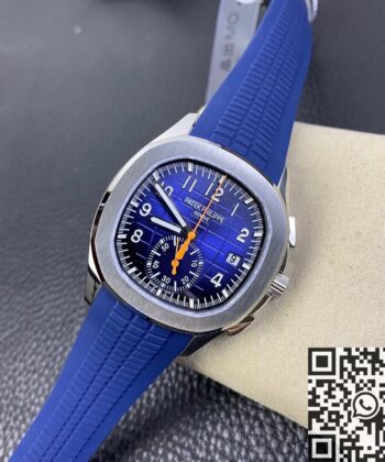 OM Factory Aquanaut Patek Philippe 5968A Blue Dial Watch