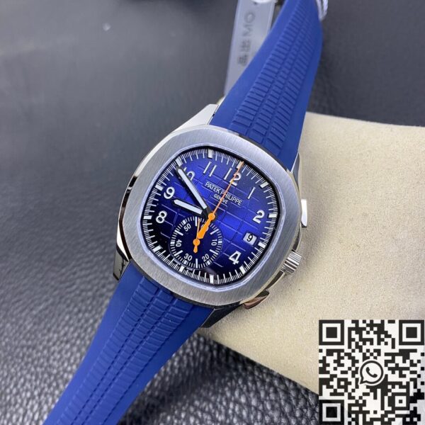 OM Factory Aquanaut Patek Philippe 5968A Blue Dial Watch