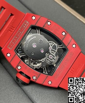 Richard Mille RM052 Red Carbon Fiber Case Watch YS Factory