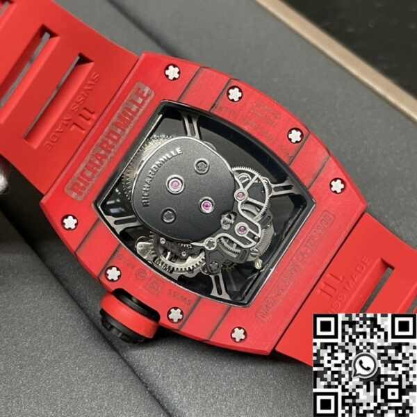 Richard Mille RM052 Red Carbon Fiber Case Watch YS Factory