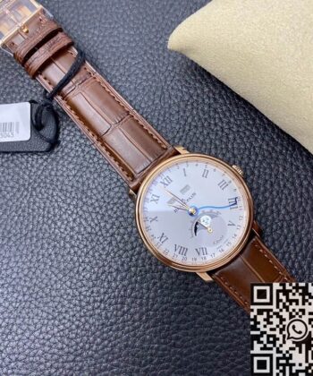 OM Factory Blancpain Villeret 6654 White Dial Size 40mm Watch