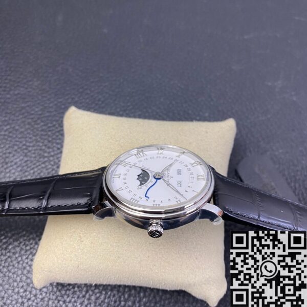 OM Factory Villeret Blancpain 6654-1127-55B White Dial 40mm
