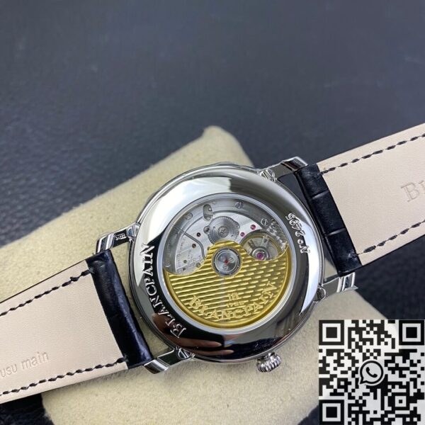 OM Factory Villeret Blancpain 6654-1127-55B White Dial 40mm