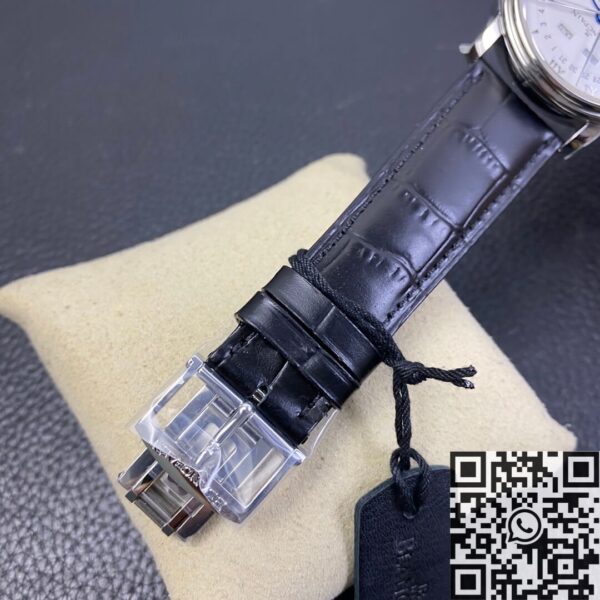 OM Factory Villeret Blancpain 6654-1127-55B White Dial 40mm