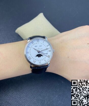 OM Factory Villeret Blancpain 6654-1127-55B White Dial 40mm