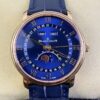 OM Factory Blancpain Villeret 6654-3640-55 Blue Dial Size 40mm