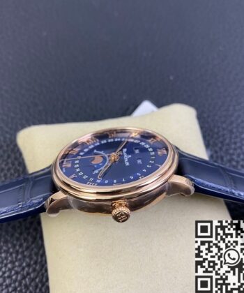 OM Factory Blancpain Villeret 6654-3640-55 Blue Dial Size 40mm