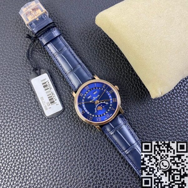 OM Factory Blancpain Villeret 6654-3640-55 Blue Dial Size 40mm