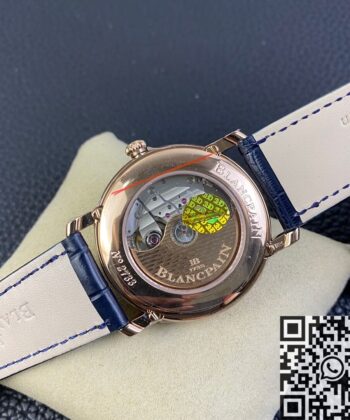 OM Factory Blancpain Villeret 6654-3640-55 Blue Dial Size 40mm