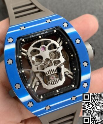 YS Factory RM052 Richard Mille Blue Carbon Fiber Case Watch