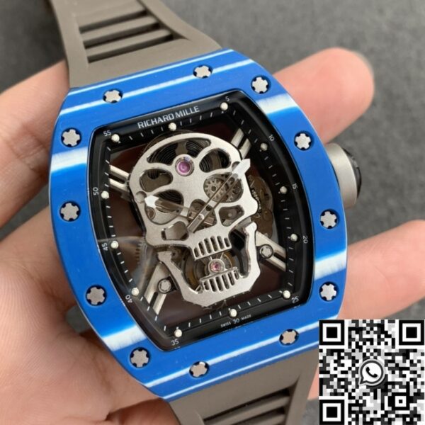 YS Factory RM052 Richard Mille Blue Carbon Fiber Case Watch