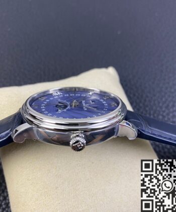 OM Factory Blancpain Watch Villeret 6654-1529-55B Blue 40mm