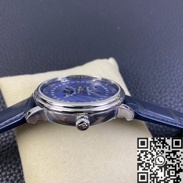 OM Factory Blancpain Watch Villeret 6654-1529-55B Blue 40mm