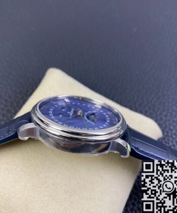OM Factory Blancpain Watch Villeret 6654-1529-55B Blue 40mm