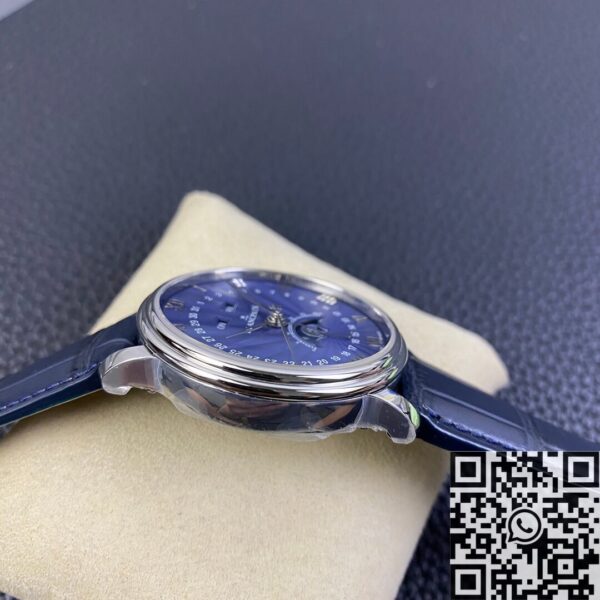 OM Factory Blancpain Watch Villeret 6654-1529-55B Blue 40mm