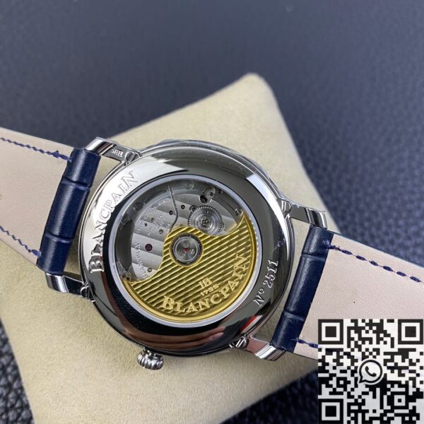 OM Factory Blancpain Watch Villeret 6654-1529-55B Blue 40mm