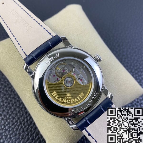 OM Factory Blancpain Watch Villeret 6654-1529-55B Blue 40mm
