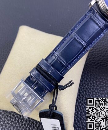 OM Factory Blancpain Watch Villeret 6654-1529-55B Blue 40mm