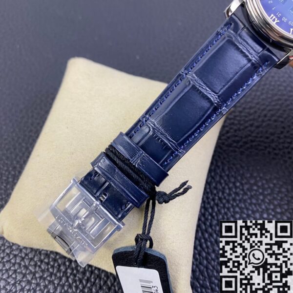 OM Factory Blancpain Watch Villeret 6654-1529-55B Blue 40mm