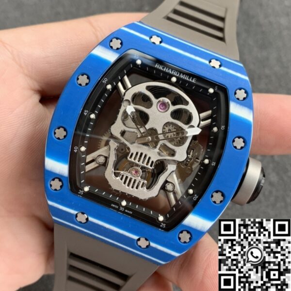 YS Factory RM052 Richard Mille Blue Carbon Fiber Case Watch