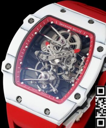 RM Factory Richard Mille RM27-02 Tourbillon Red Strap Watch