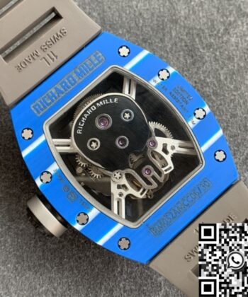 YS Factory RM052 Richard Mille Blue Carbon Fiber Case Watch