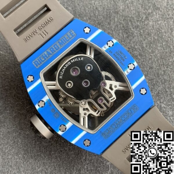 YS Factory RM052 Richard Mille Blue Carbon Fiber Case Watch