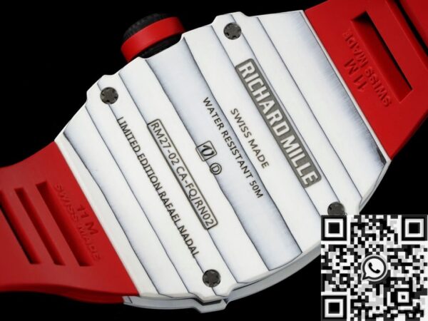 RM Factory Richard Mille RM27-02 Tourbillon Red Strap Watch