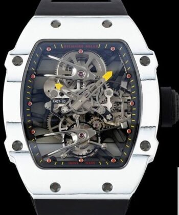 RM Factory RM27-02 Richard Mille Tourbillon Black Strap Watch