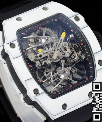 RM Factory RM27-02 Richard Mille Tourbillon Black Strap Watch