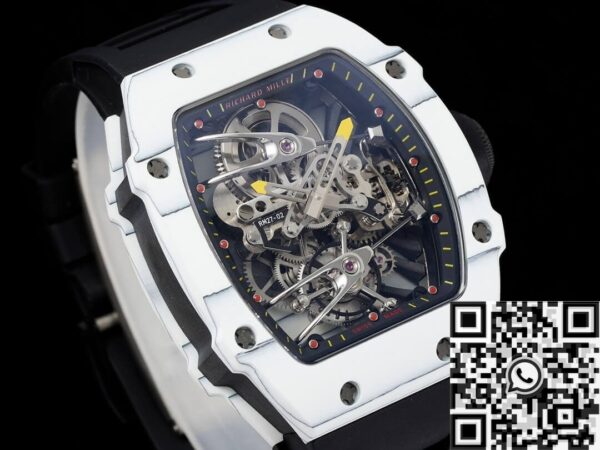 RM Factory RM27-02 Richard Mille Tourbillon Black Strap Watch