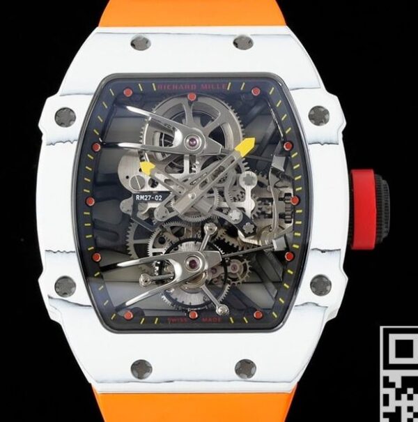 Richard Mille RM27-02 Watch Tourbillon Orange Strap RM Factory