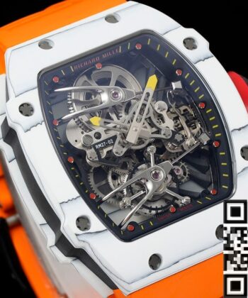 Richard Mille RM27-02 Watch Tourbillon Orange Strap RM Factory