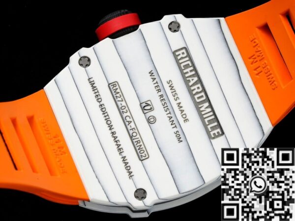 Richard Mille RM27-02 Watch Tourbillon Orange Strap RM Factory