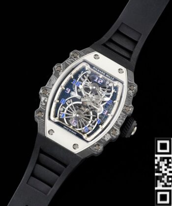 RM Factory RM21-01 Richard Mille Tourbillon Blue Dial Watch