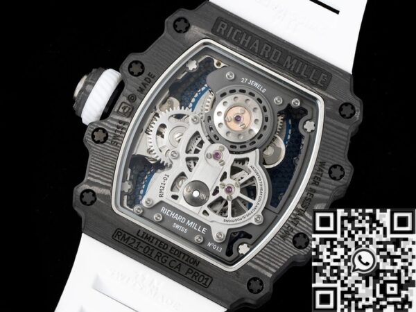 Richard Mille RM21-01 Tourbillon White Watch RM Factory