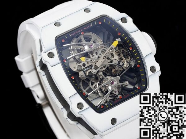Richard Mille RM27-02 Tourbillon White Strap Watch RM Factory