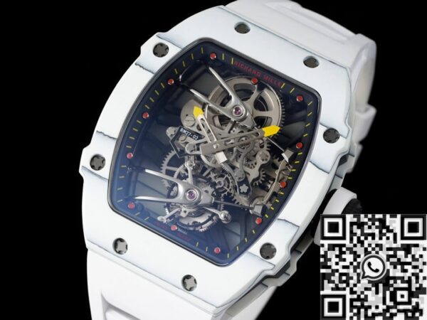 Richard Mille RM27-02 Tourbillon White Strap Watch RM Factory