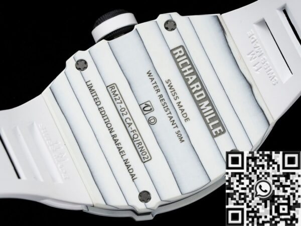 Richard Mille RM27-02 Tourbillon White Strap Watch RM Factory
