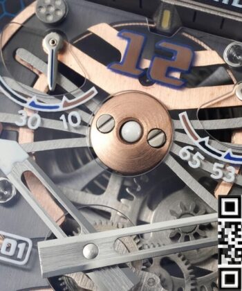 RM21-01 Watch Richard Mille Tourbillon White Strap RM Factory