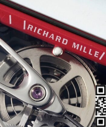 RM27-02 Watch Richard Mille Tourbillon Red Nylon Strap RM