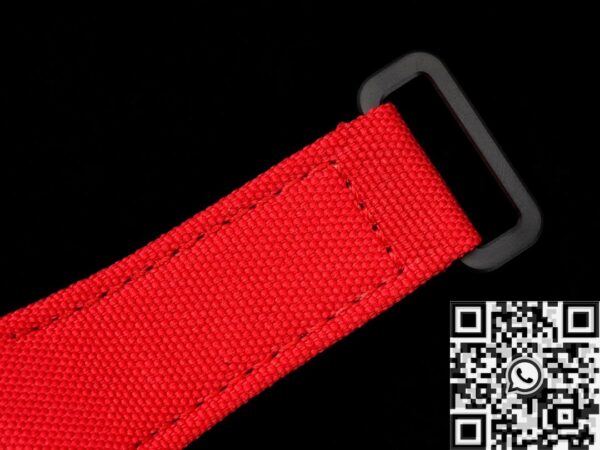RM27-02 Watch Richard Mille Tourbillon Red Nylon Strap RM