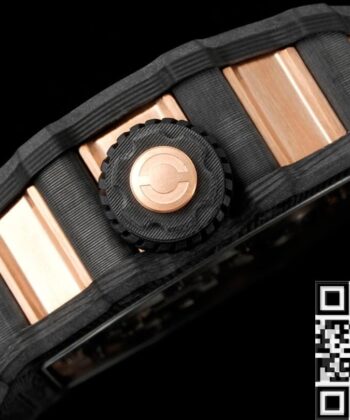 RM21-01 Tourbillon Black Strap Richard Mille Watch RM Factory
