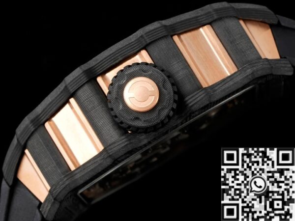 RM21-01 Tourbillon Black Strap Richard Mille Watch RM Factory