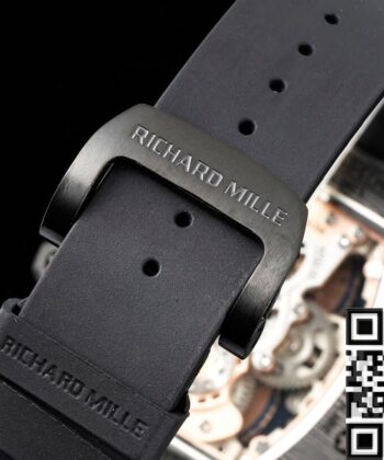 RM21-01 Tourbillon Black Strap Richard Mille Watch RM Factory